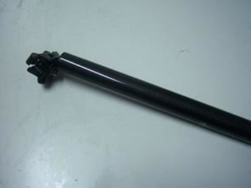 Picture of CARBON SEAT POST SINGLE BOLT 27.2 X 300MM BLACK HEAD