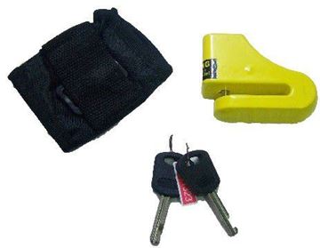 Picture of DISC LOCK YELLOW A KEY KINGUARD
