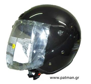 Picture of HELMET 506 OPEN L BLACK ZEUS