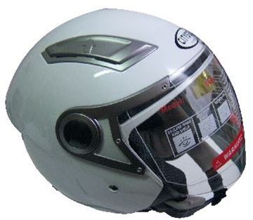 Picture of HELMET OP02 OPEN S WHITE W/SUN VISOR CITYSTAR