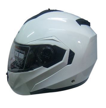 Picture of HELMET DP998 FLIP UP S WHITE W/SUN VISOR CITYSTAR