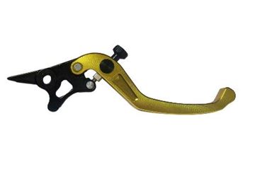 Picture of LEVER W/ADJUSTER CRYPTON X135 SUPRA K-TYPE BLACK GOLD SHARK