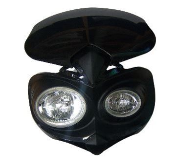 Εικόνα της ΜΑΣΚΑ ΦΑΝΟΥ ENDURO YGH00542 ΜΑΥΡΟ TAIW