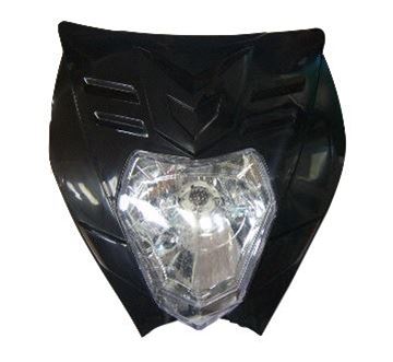 Picture of HEAD LIGHT ENDURO YP-00-03 BLACK ROC