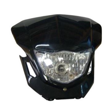 Picture of HEAD LIGHT ENDURO YP-00-04 BLACK DOD ROC