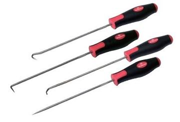 Picture of 4PC LONG PICK HOOK SET BS0230 BIKESERVICE