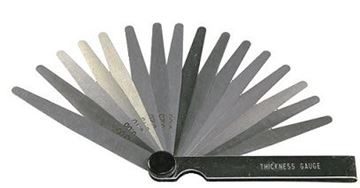 Picture of 16 BLADE FEELER GAUGE METRIC SAE  BS3105 BIKESERVICE
