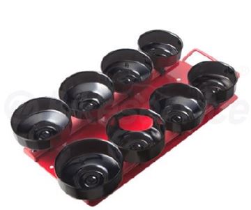 Picture of 8PCS CUP OIL FILTER WRENCH SET BS6659 BIKESERVICE