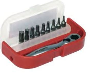 Picture of 10PC TX-STAR HAND DRIVE BIT SET BS9729 BIKESERVICE