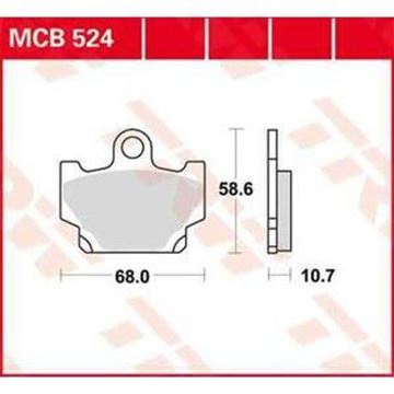 Picture of DISK PAD MCB524 TRW LUCAS F81
