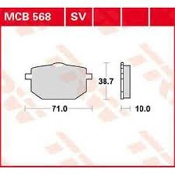 Picture of DISK PAD MCB568 TRW LUCAS F118