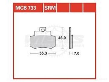 Picture of DISK PAD MCB733 TRW LUCAS F356