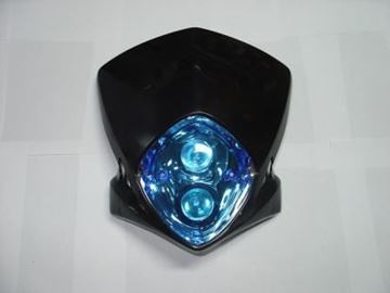 Picture of HEAD LIGHT ENDURO YM3241 BLACK ROC