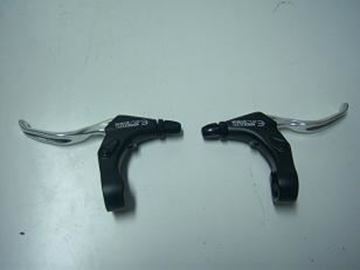 Picture of LEVER MTB USE QUARTE SILVER LEVER/BLACK BRACKET