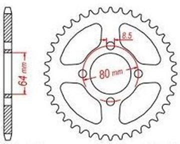 Picture of SPROCKETS REAR 834 39Τ PBR