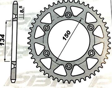 Picture of SPROCKETS REAR 489 51T PBR