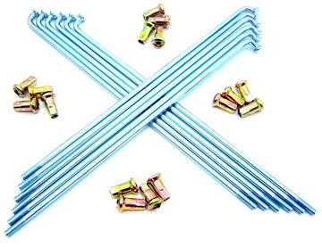 Picture of SPIRAL SPOKES CHROME 36PCS/SET SHARK