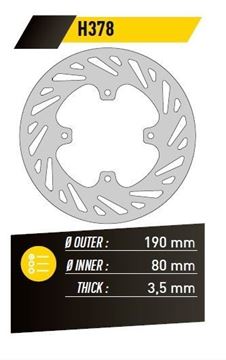 Εικόνα της ΔΙΣΚΟΠΛΑΚΑ FE.H378 CRF150 07-16 ΟΠ. 190-80 3.5 4Τ FE