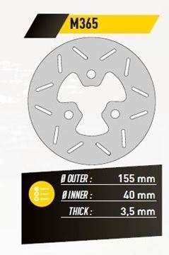 Picture of DISC BRAKE FE.M365 V-CLICK JOG ZIP FRONT 155-40 3.5 3H FE