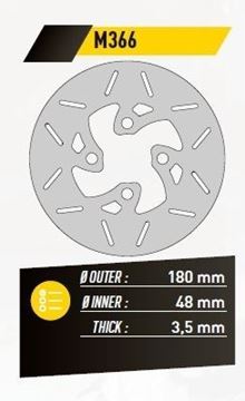 Εικόνα της ΔΙΣΚΟΠΛΑΚΑ FE.M366 BWS 50 ΕΜΠ. 180-48 3.5 4Τ FE