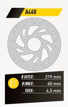 Picture of DISC BRAKE FE.A439 SCARABEO 500 REAR 220-96 4 5H FE