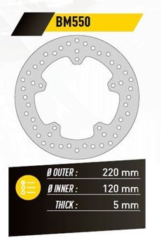 Picture of DISC BRAKE FE.BM550 S1000RR REAR 220-120 5H FE