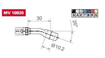 Picture of CONNECTOR VARIOFLEX MV10B20E INOX