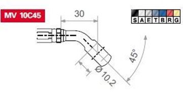 Picture of CONNECTOR VARIOFLEX MV10B45E INOX