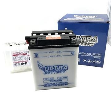 Picture of BATTERIES YB14 A2 WITH ACID FLUIDS ULTRA