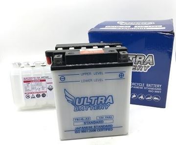 Picture of BATTERIES YB14L A2 WITH ACID FLUIDS ULTRA