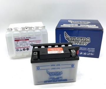 Picture of BATTERIES YB4L B WITH ACID FLUIDS ULTRA