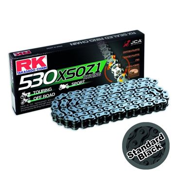 Picture of CHAIN 530XSO 120L BP BLACK O RING RK