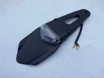 Picture of REAR FENDER SUPERMOTARD SHORT CLEAR LED SHARK