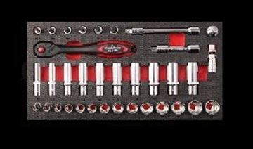 Picture of 3/8'' DRIVE SOCKET TOOL SET SET BS80072 BIKESERVICE