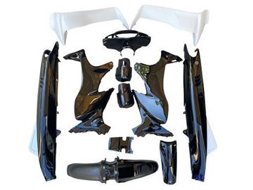 Picture of PLASTIC SETS Z125 13PCS BLACK BG MAL