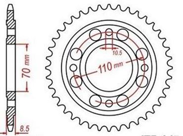 Picture for category SPROCKET MOTORCYCLE