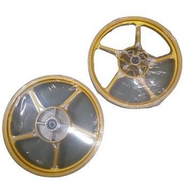 Picture of FRONT & REAR WHEEL VF185 GOLD MAL