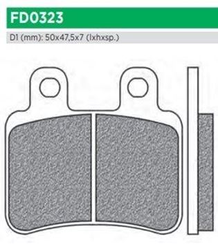 Picture of DISK PAD FD0323BE1 NEWFREN F350