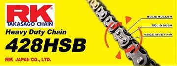 Picture of CHAIN 428HSB 112L FR RED RK
