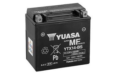 Picture of BATTERIES YTX14 BS BLACK YUASA