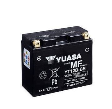 Picture of BATTERIES YT12B BS WITH ACID FLUIDS YUASA TAIW