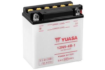 Picture of BATTERIES 12N9 4B 1 WITH ACID FLUIDS YUASA INDO