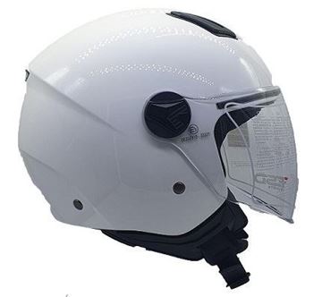 Picture of HELMET OPEN 700 L WHITE FSD GLOSS WHITE