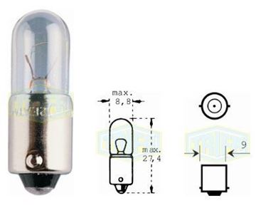 Picture of BULBS 12 4 T4W 00121-005 TRIFA