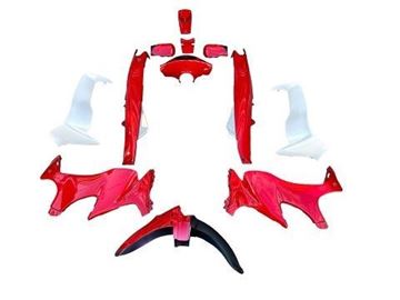 Picture of PLASTIC SET  PARTS RED Z125