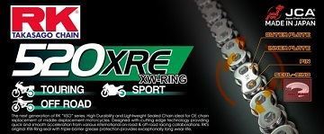 Picture of CHAIN 520XRE 108L XW RING RK
