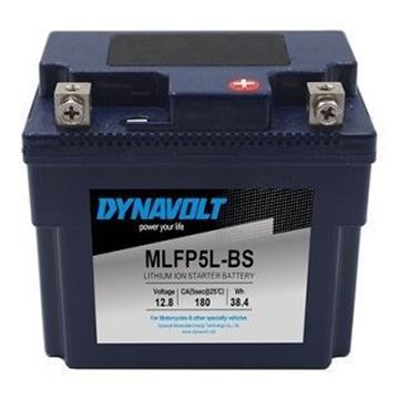 Picture of BATTERIES MLFP5L-BS LITHIUM YTX5L-BS 180CCA DYNAVOLT