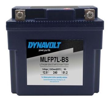 Picture of BATTERIES MLFP7L-BS LITHIUM 5-7 YTX5L,YTX7L,YTZ7 240CCA DYNAVOLT