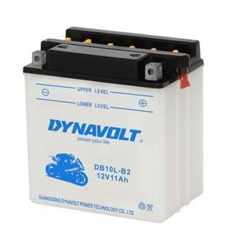Picture of BATTERIES YB10L B2 DB10L-B2 WITH ACID FLUIDS DYNAVOLT