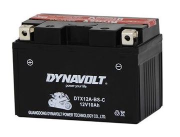 Picture of BATTERIES YT12A-BS DTX12A-BS-C WITH ACID FLUIDS DYNAVOLT